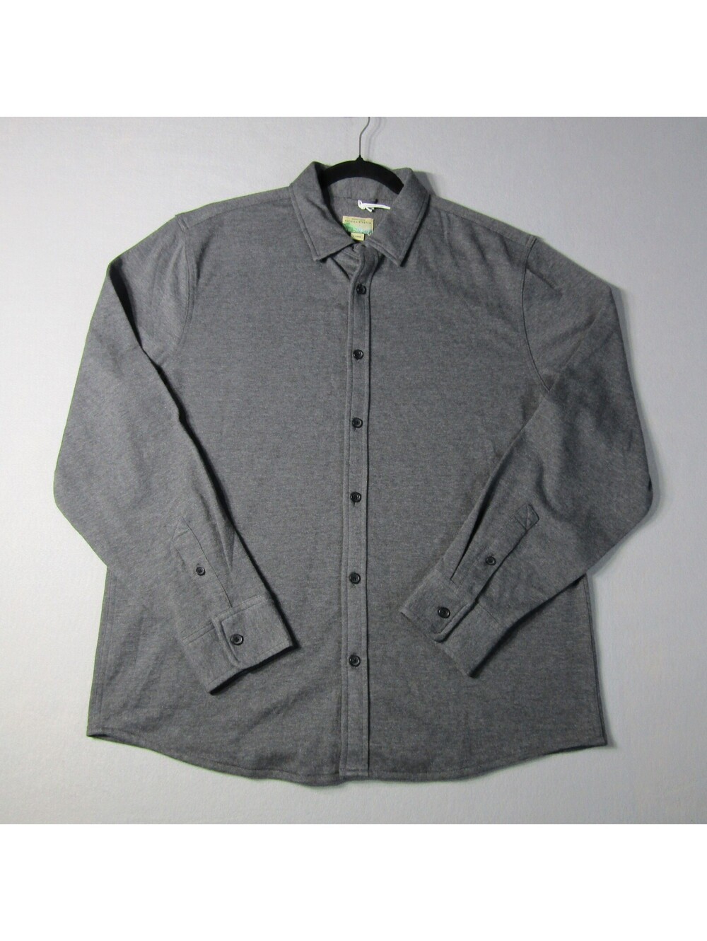NWT Pacifica Marine Layer Stretch Shirt Charcoal Heather Men's XL